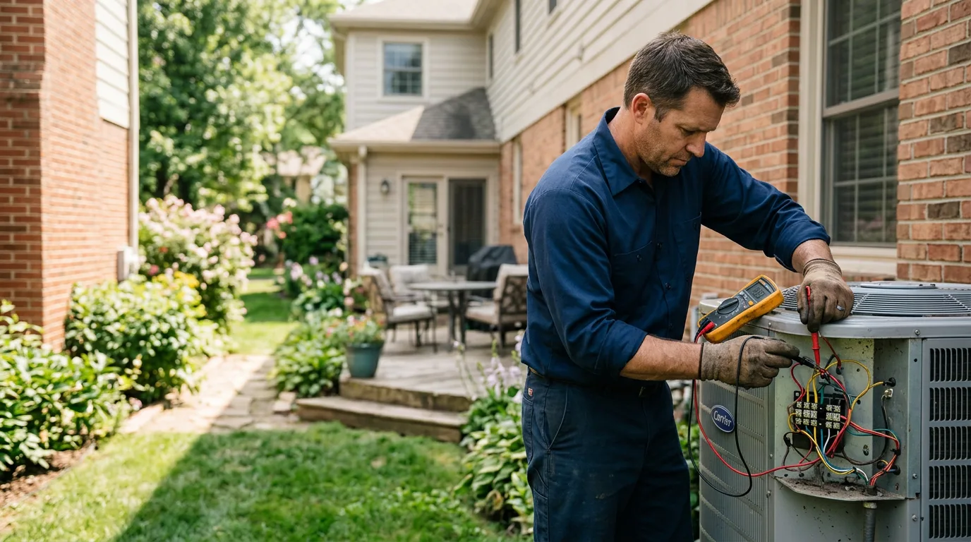 HVAC technician working near Port Henry, NY
